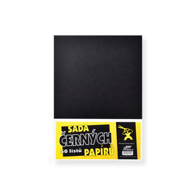 Sada černých papírů - 50 listů