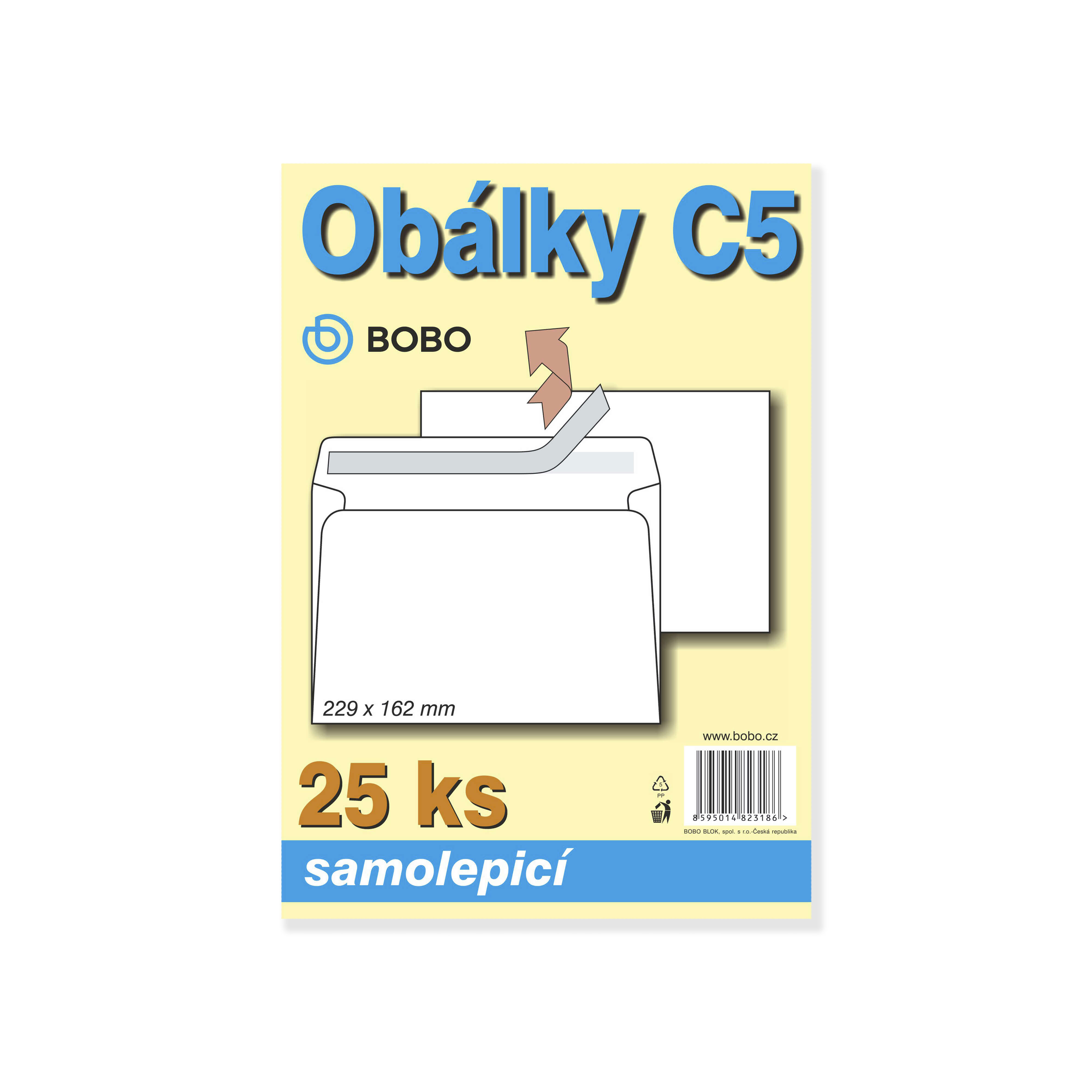 BOBO Obálky C5-samolepící