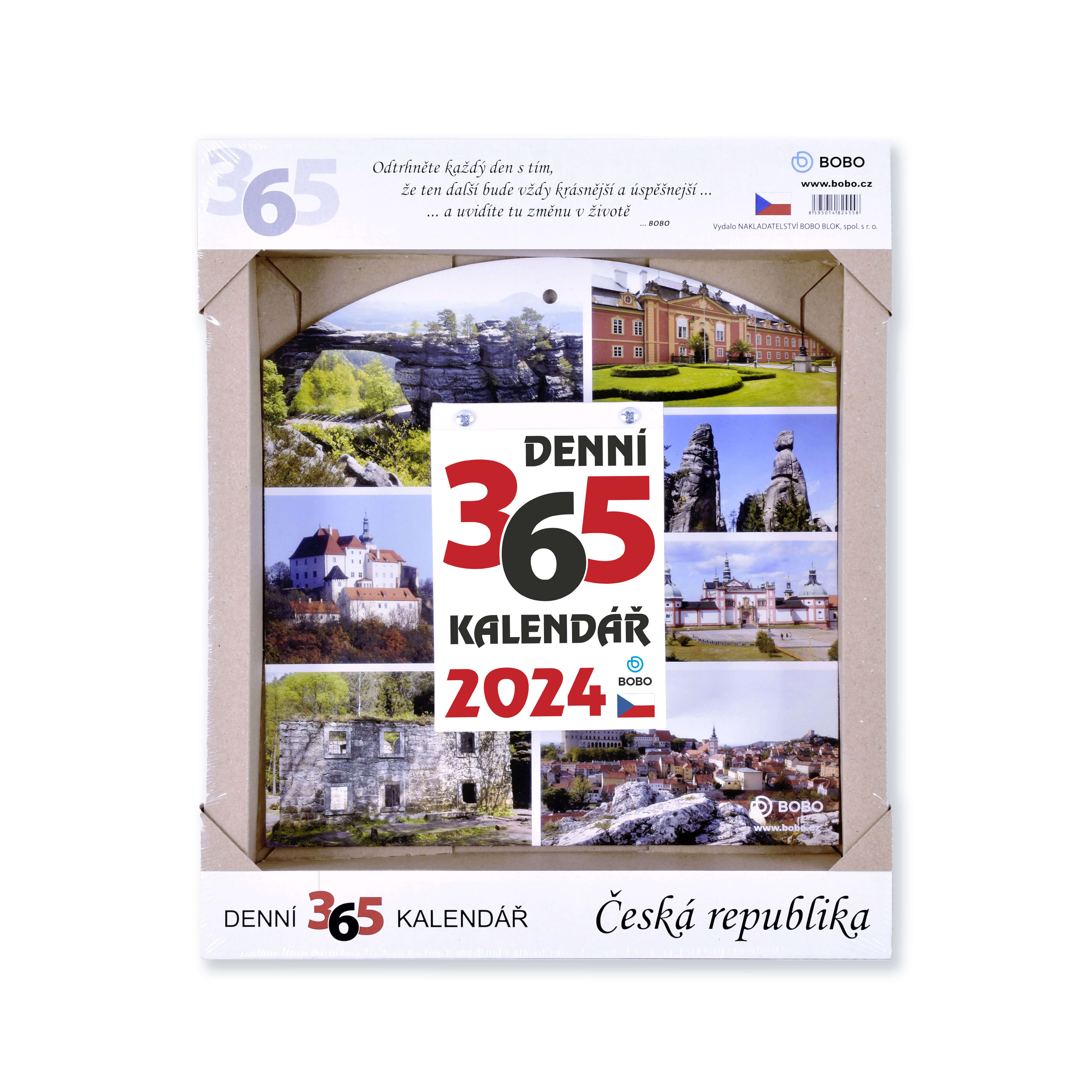 BOBO denní trhací Kalendář 365 Česká republika 2024