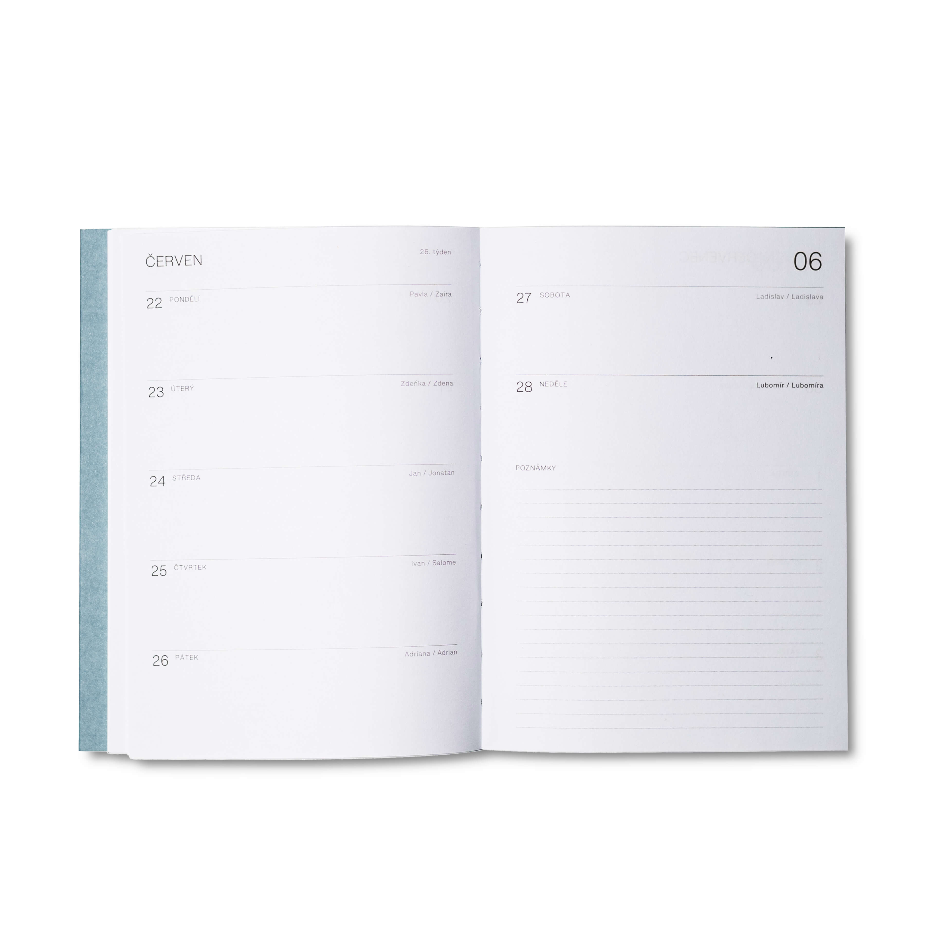 BOBO Šitý diář týdenní 2026, B6