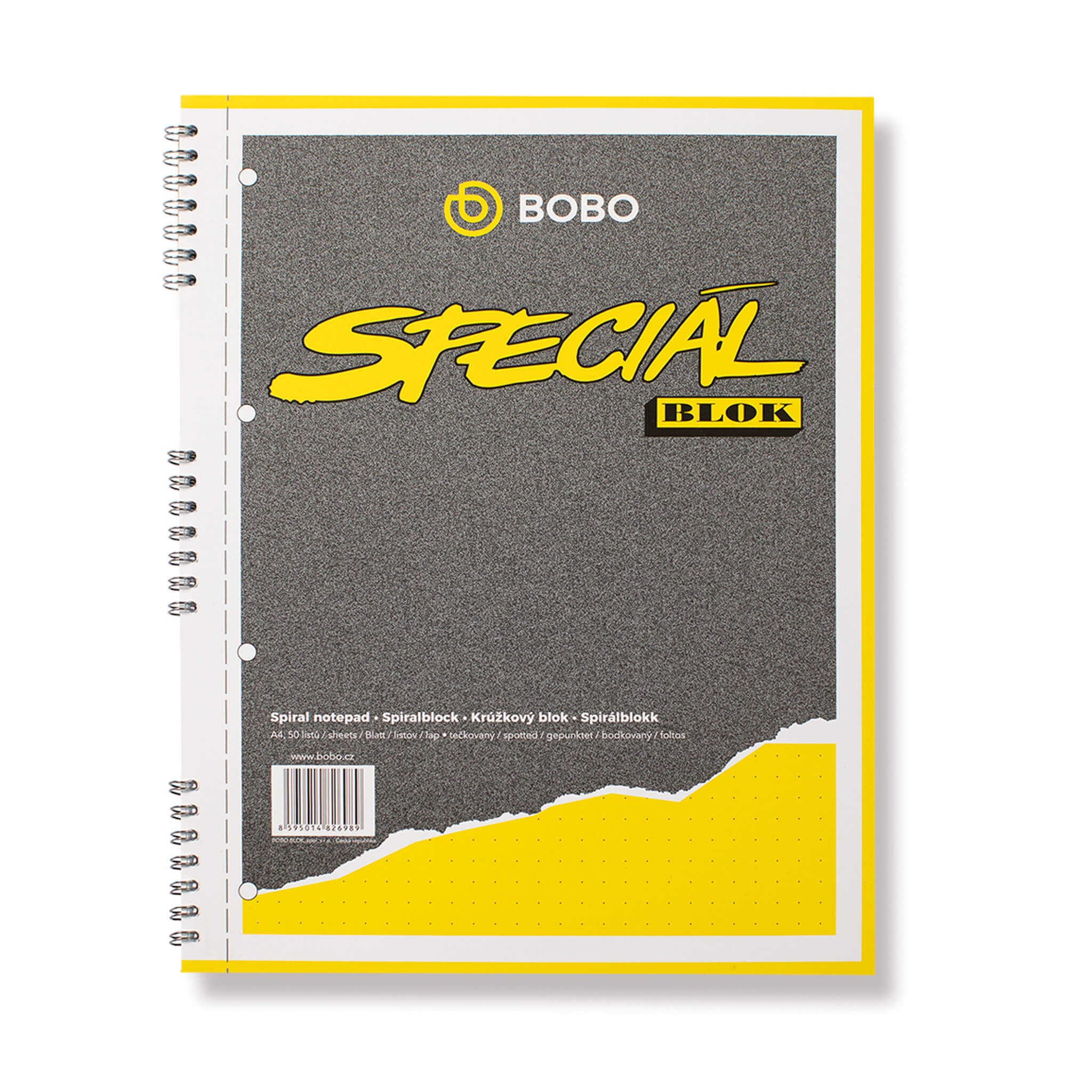 BOBO Poznámkový blok Speciál, A4, tečkovaný