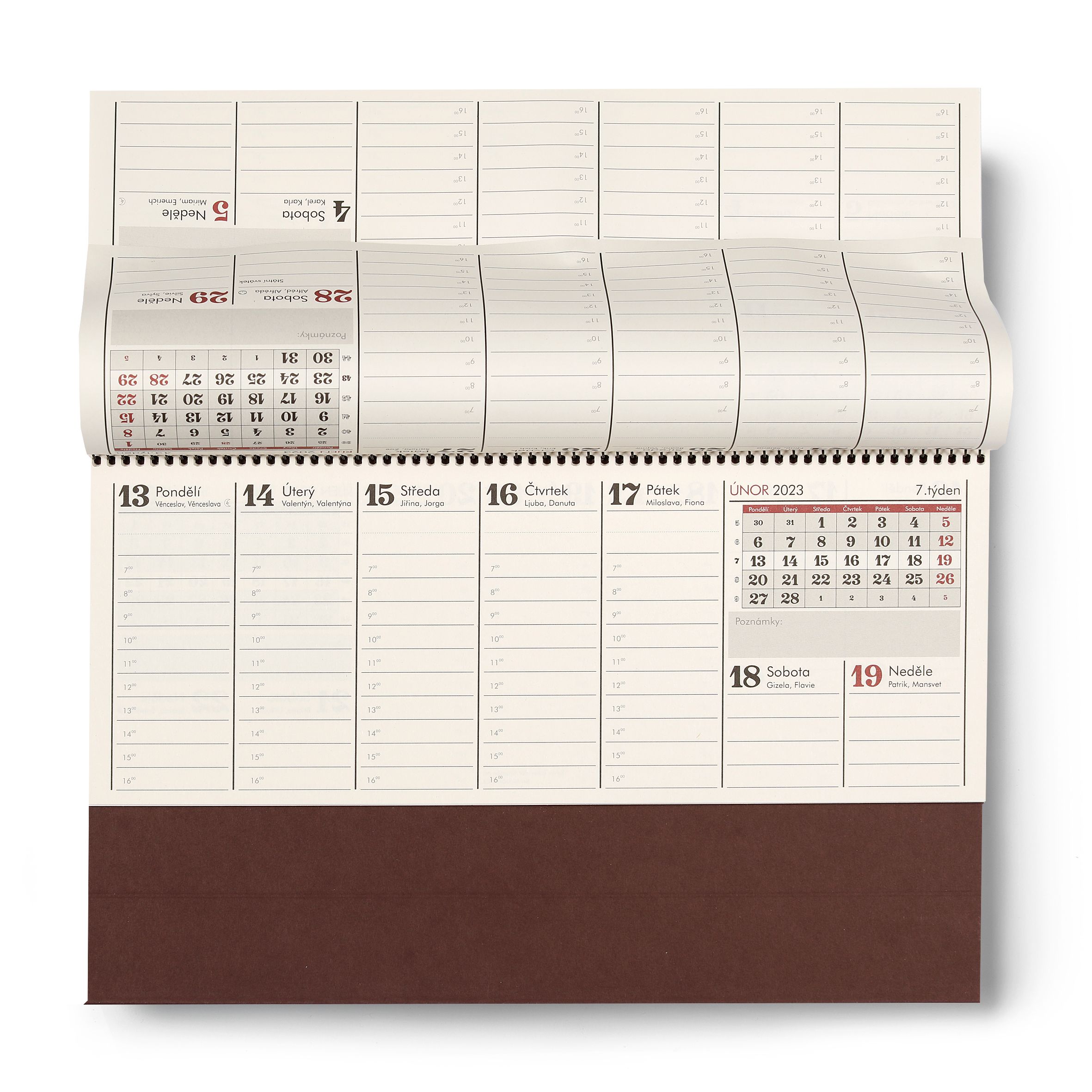 BOBO Pracovní kalendář MIDI Retro 2023