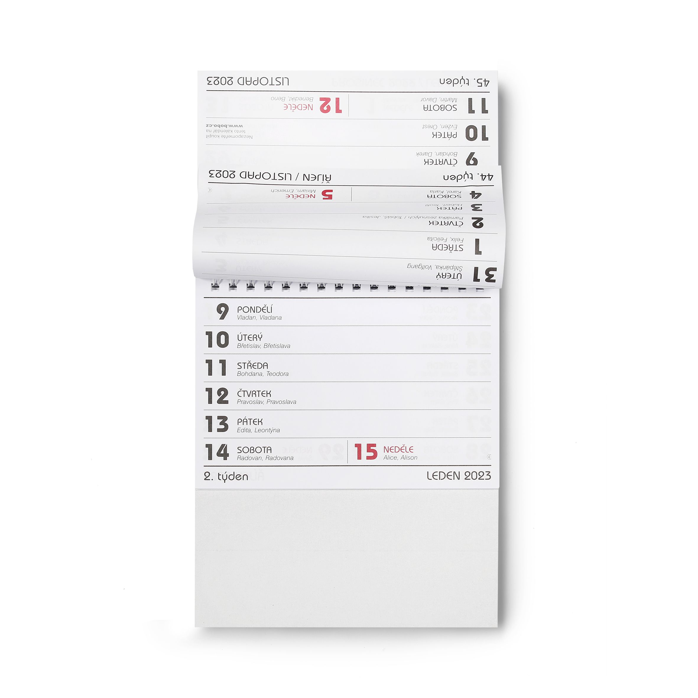 BOBO Stolní pracovní kalendář MINI 2023