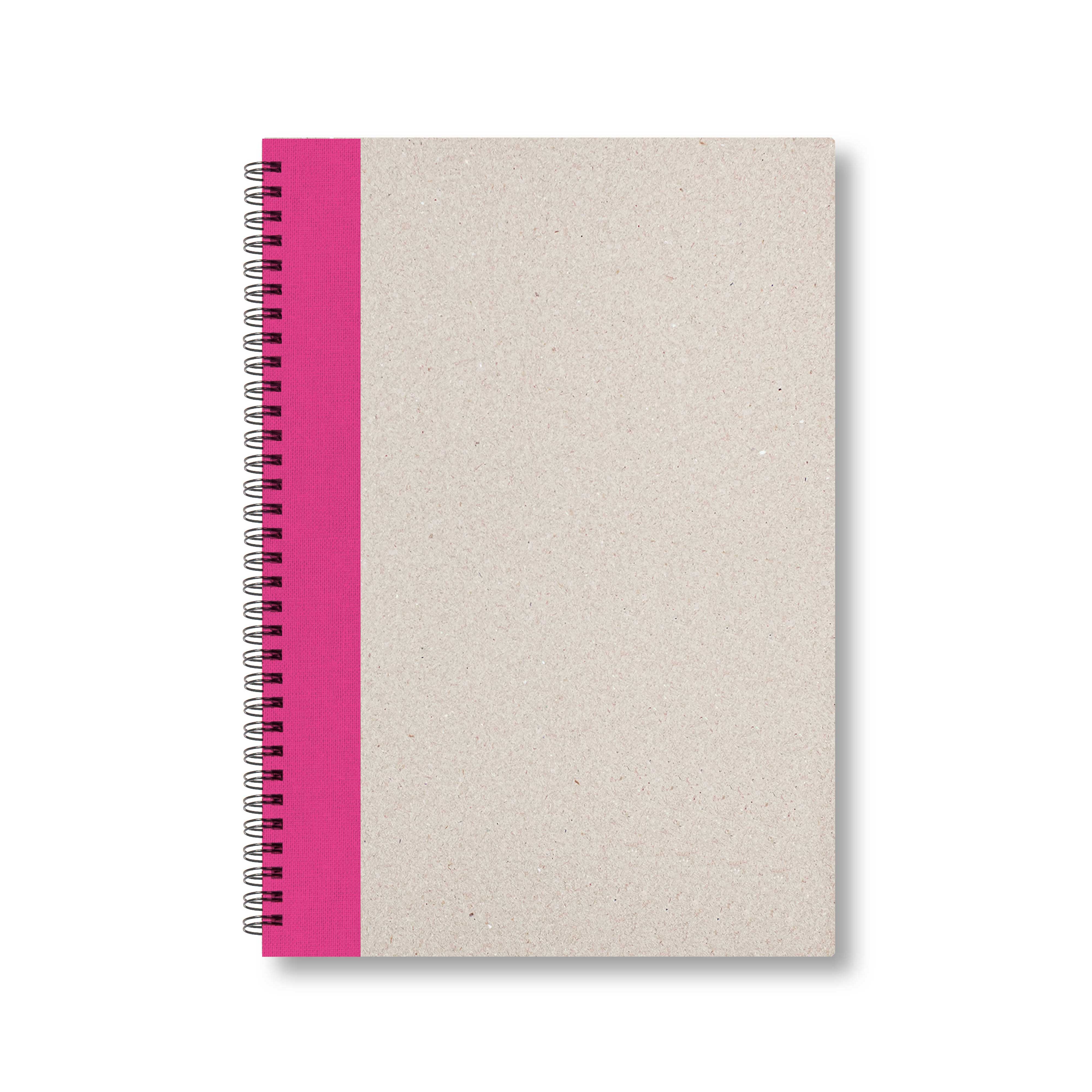 BOBO Zápisník, B5, čistý, růžový, konfiguruj si obálku
