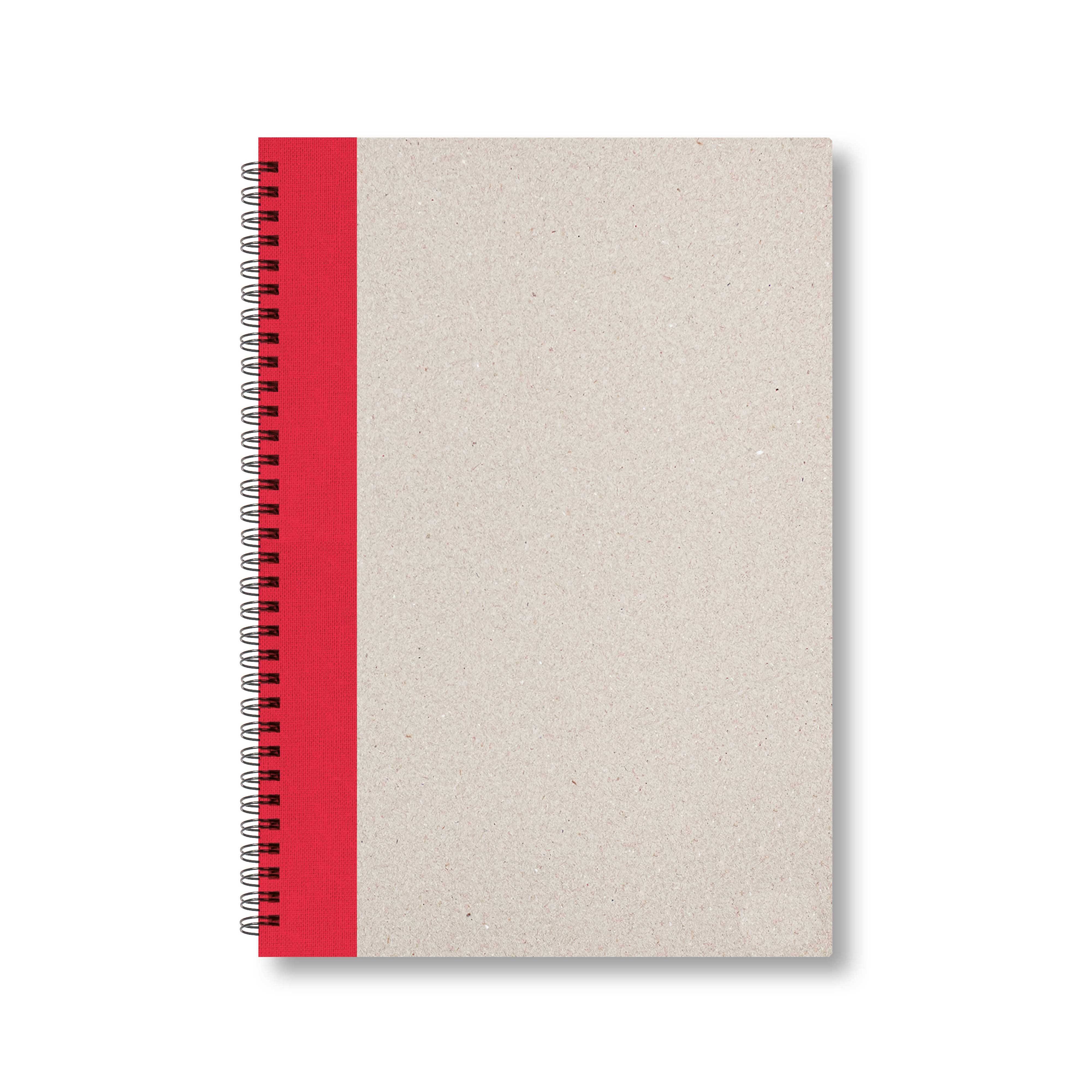 BOBO Zápisník, B5, linkovaný, červený, konfiguruj si obálku