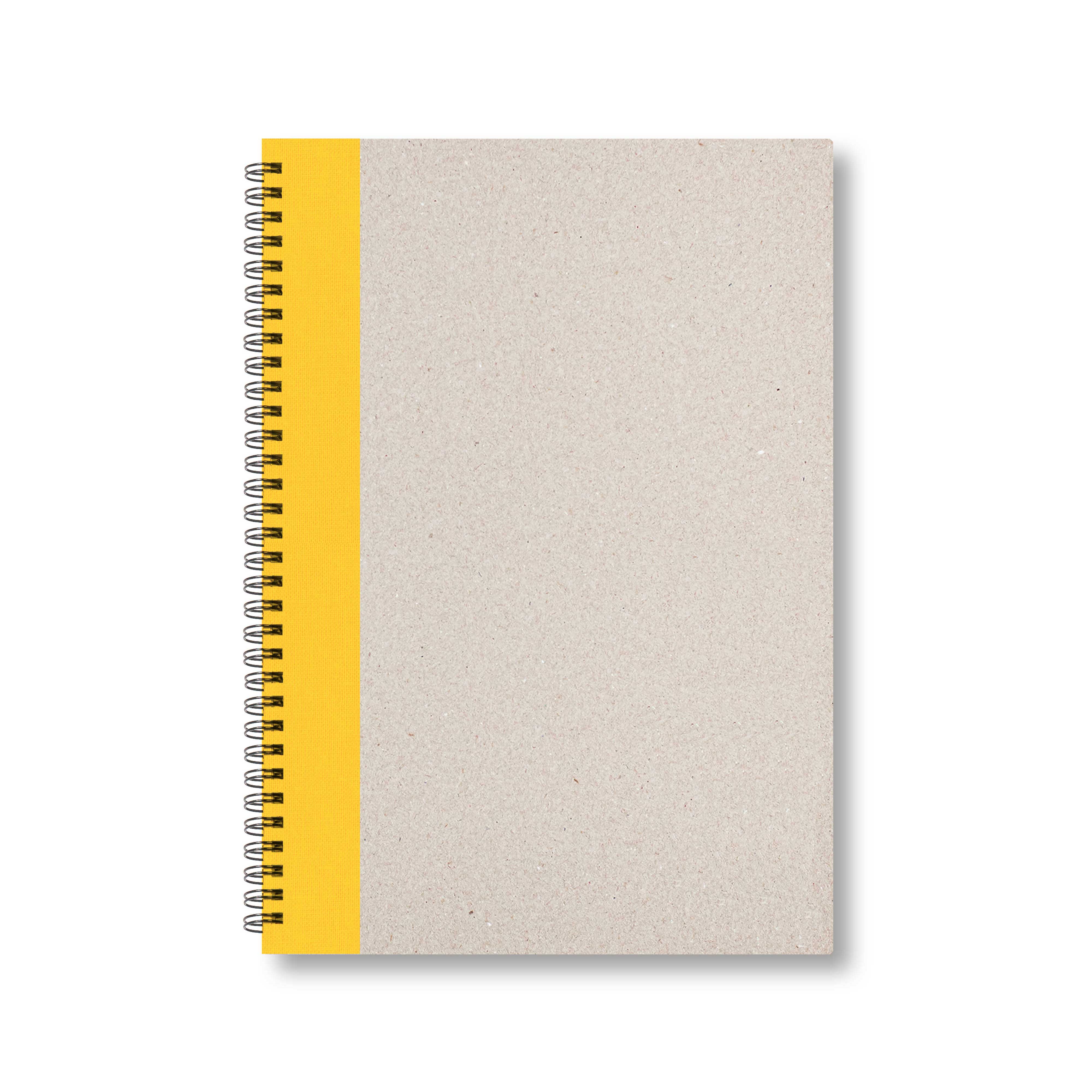 BOBO Zápisník, B5, linkovaný, žlutý, konfiguruj si obálku