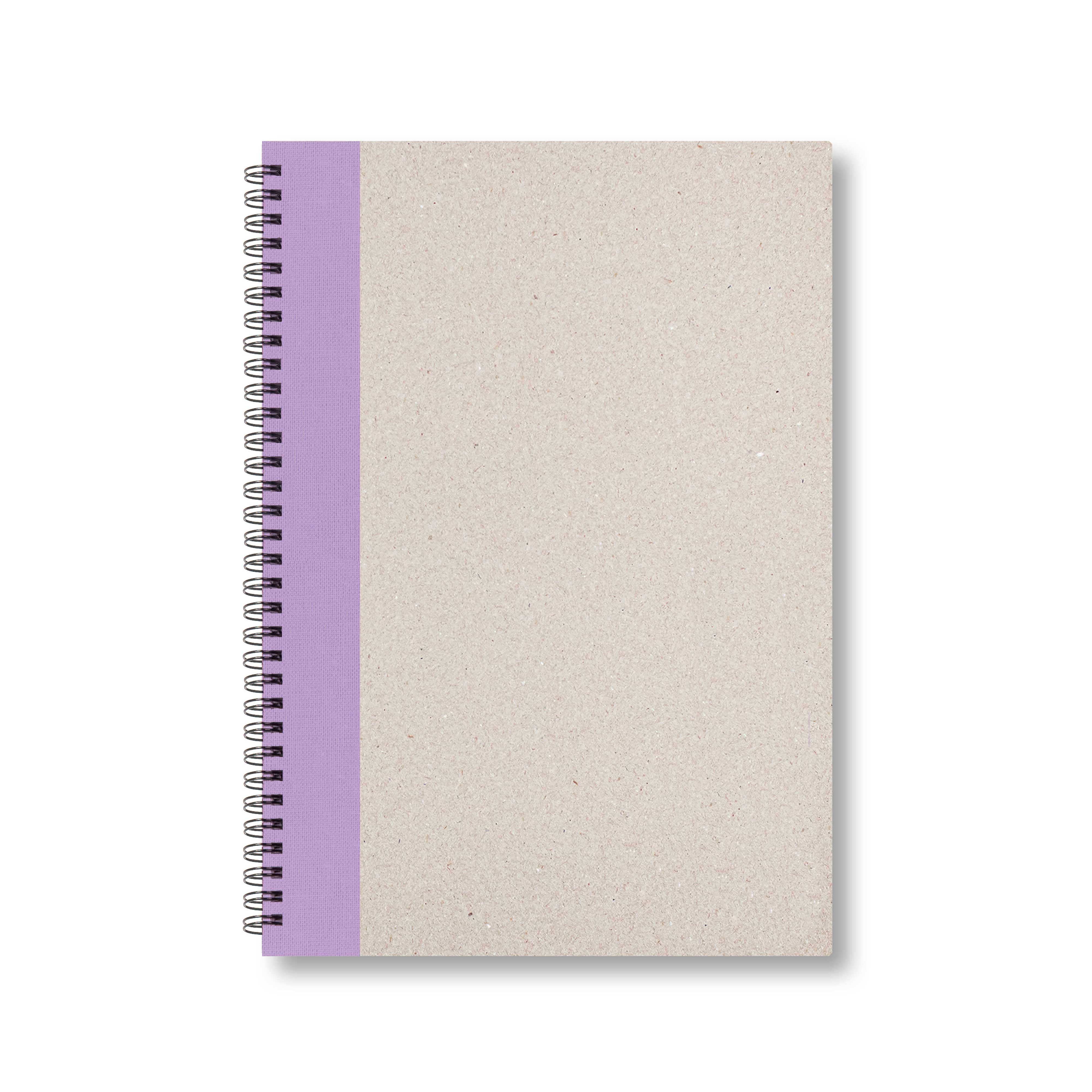 BOBO Zápisník, B5, čtverečkovaný, fialový, konfiguruj si obálku