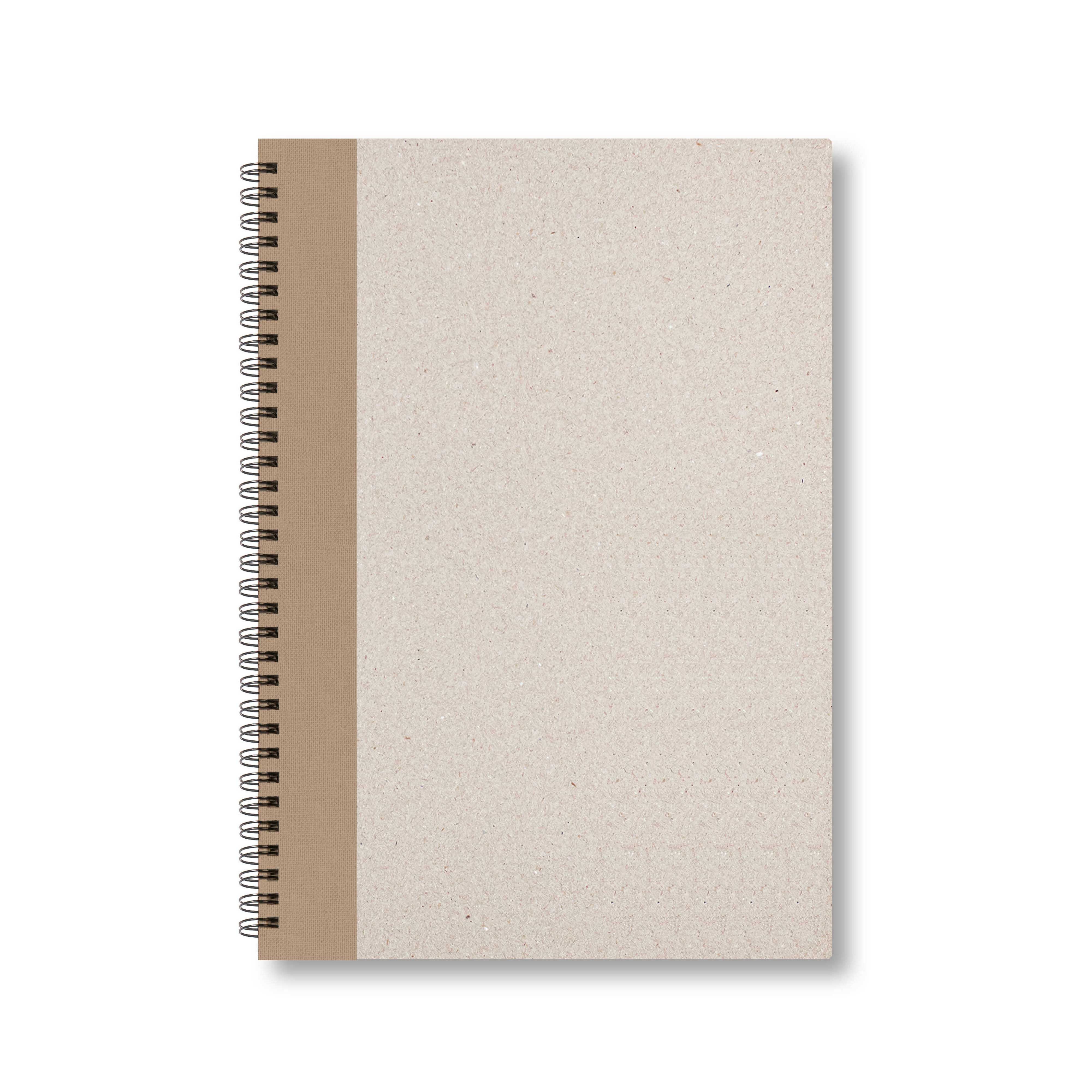 BOBO Zápisník, B5, čtverečkovaný, hnědý, konfiguruj si obálku