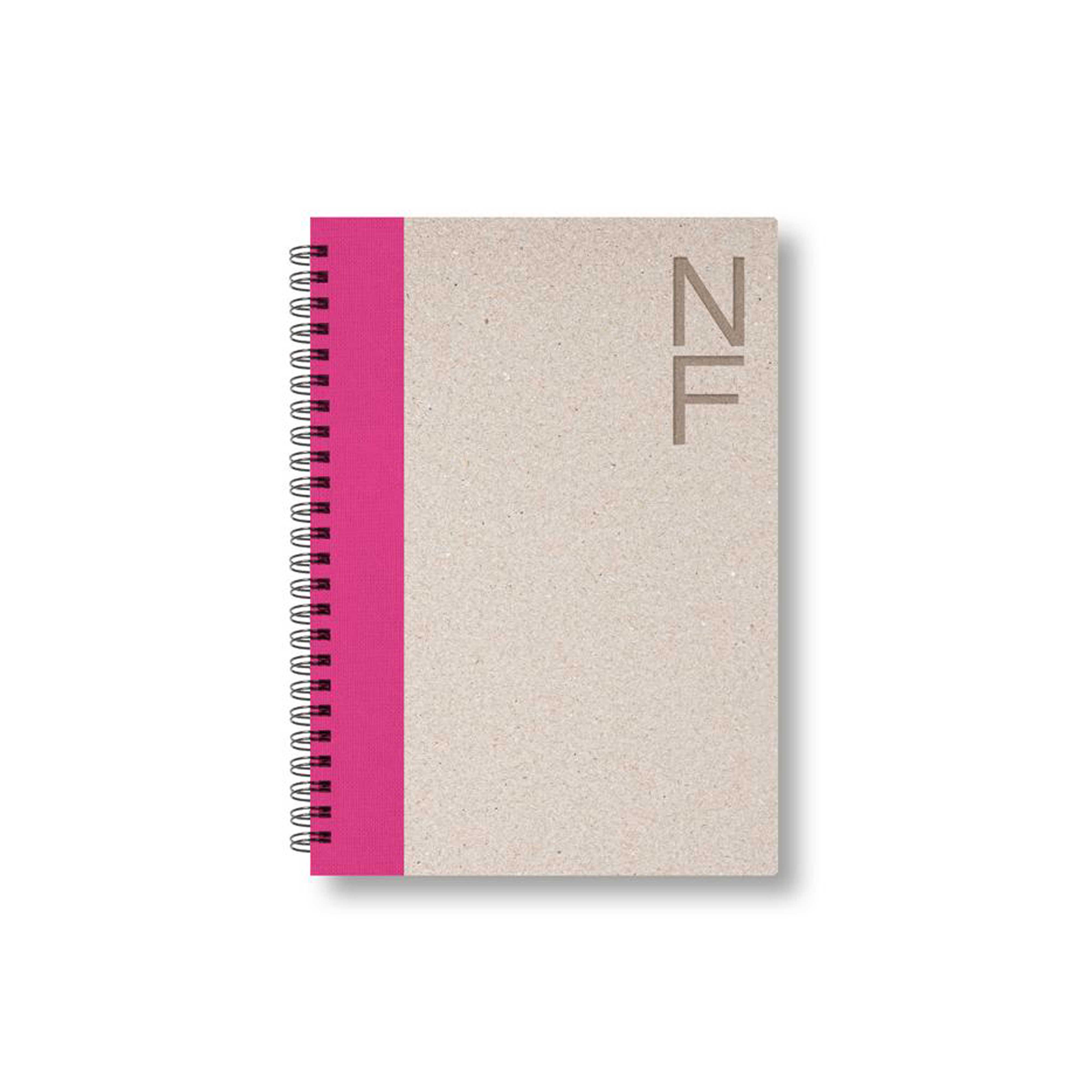 BOBO Zápisník, B6, čistý, růžový, konfiguruj si obálku