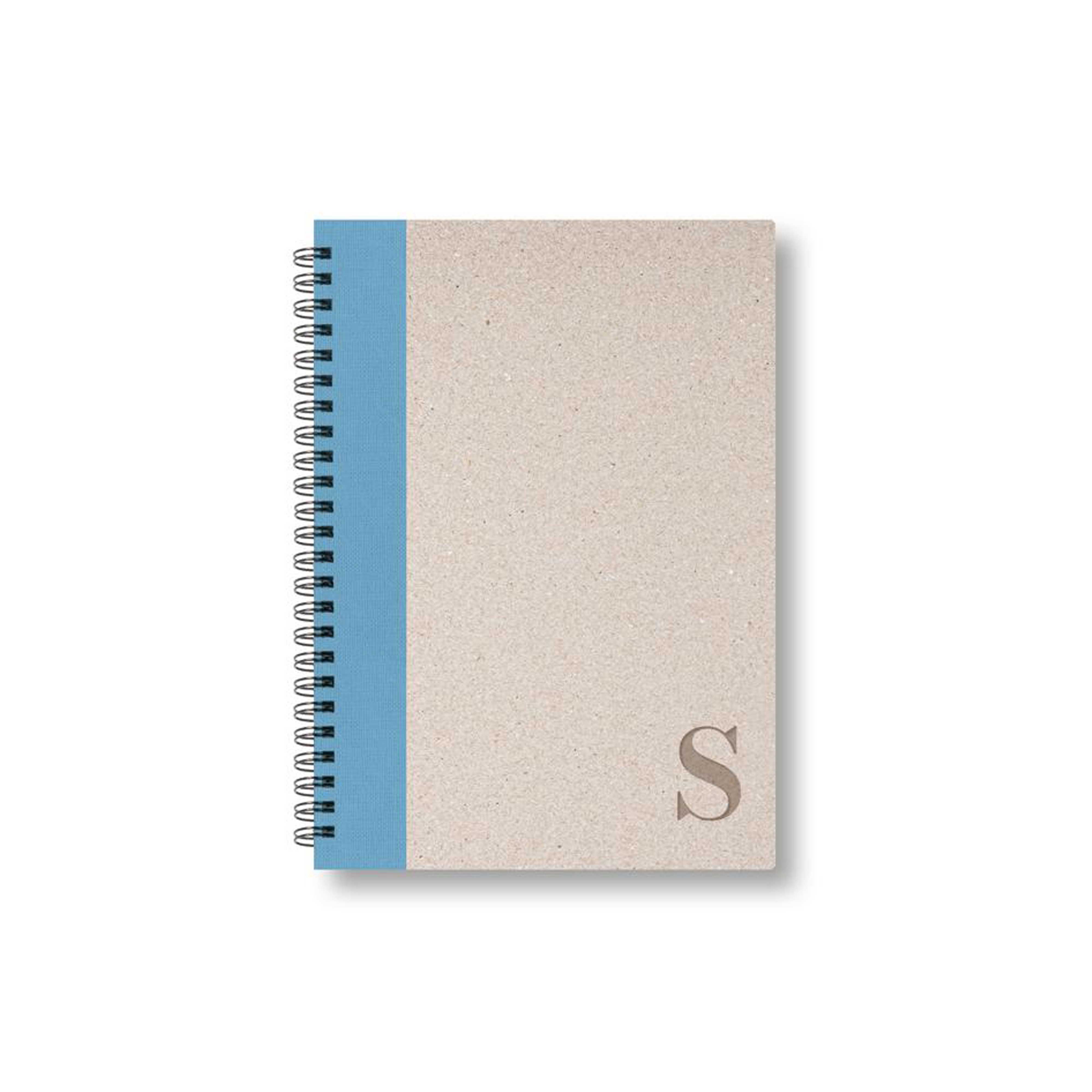 BOBO Zápisník, B6, čistý, světle modrý, konfiguruj si obálku