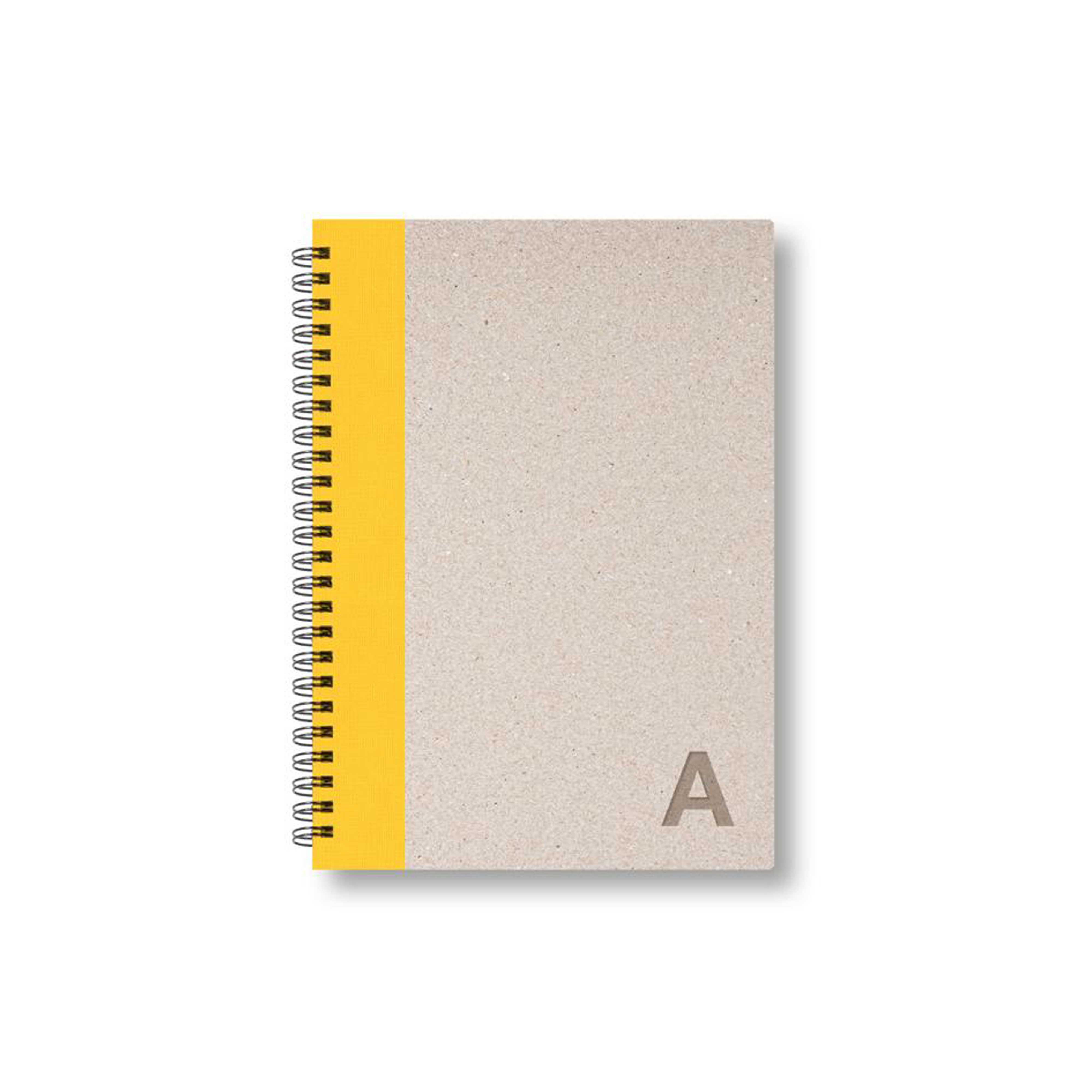BOBO Zápisník, B6, linkovaný, žlutý, konfiguruj si obálku