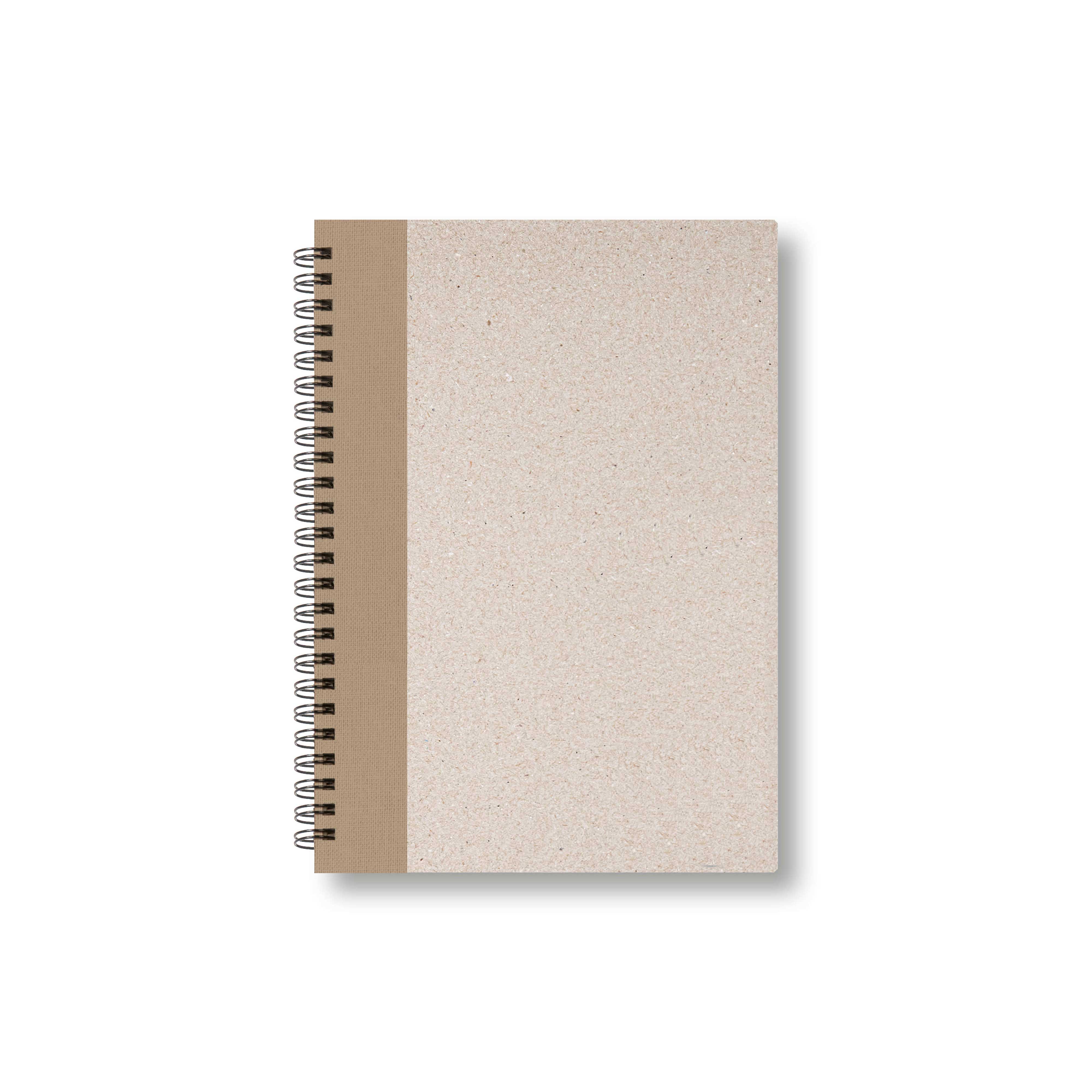 BOBO Zápisník, B6, čtverečkovaný, hnědý, konfiguruj si obálku