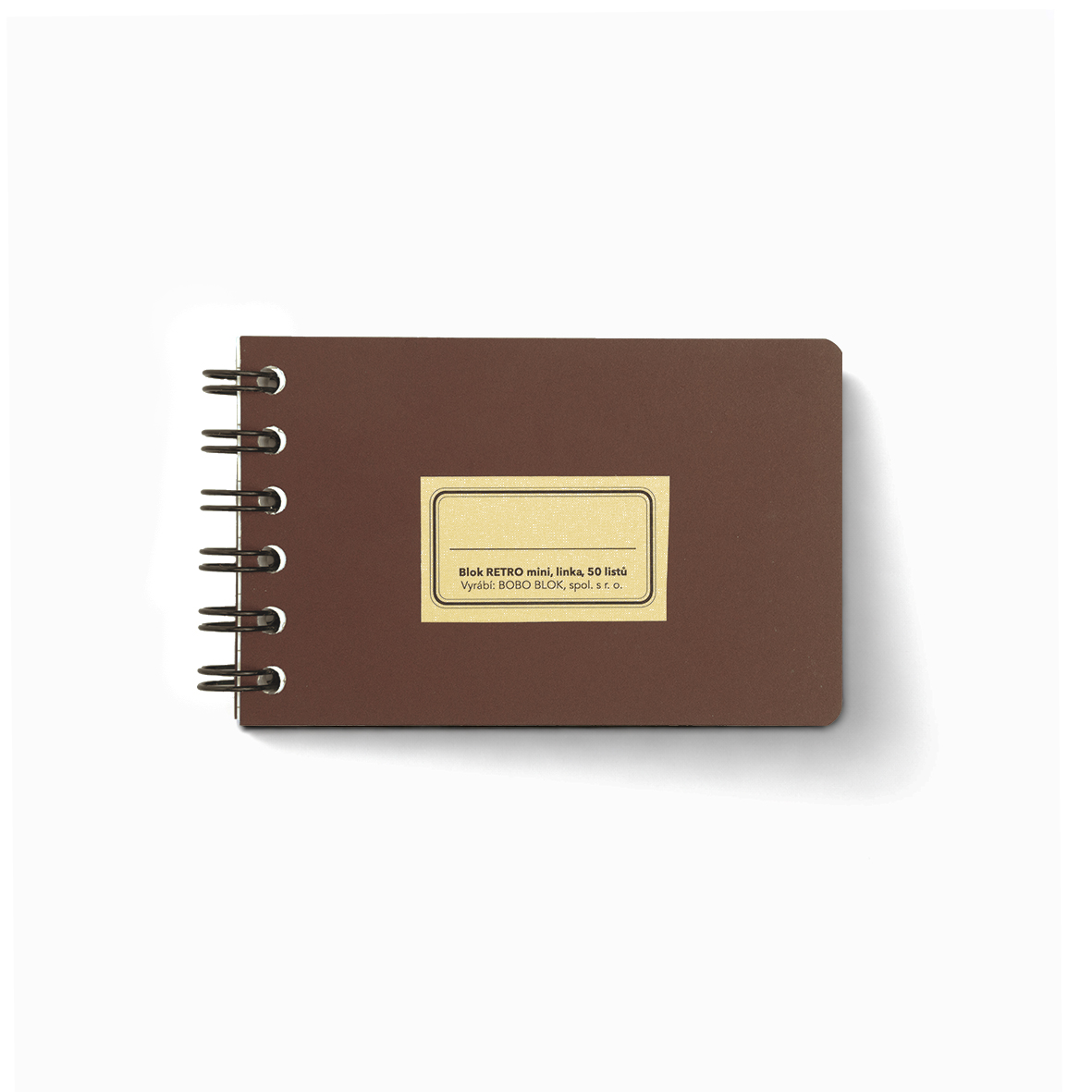 BOBO Kroužkový blok Retro, mini, linkovaný